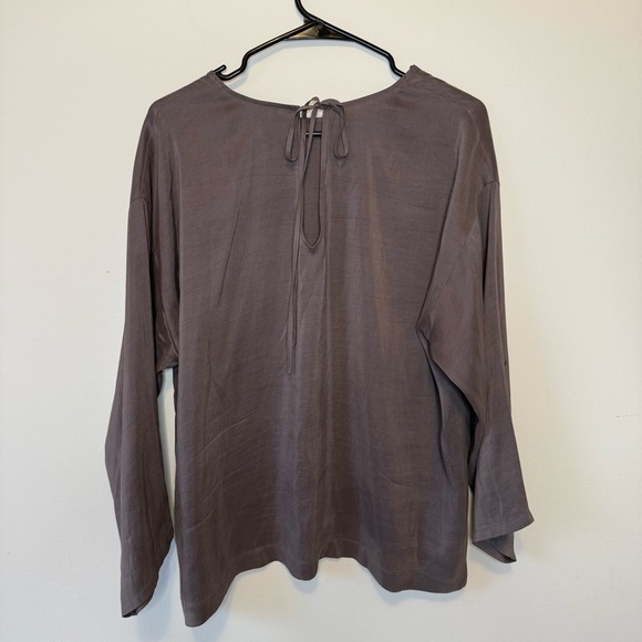 Eileen Fisher 100% silk tunic blouse - Picture 6 of 10